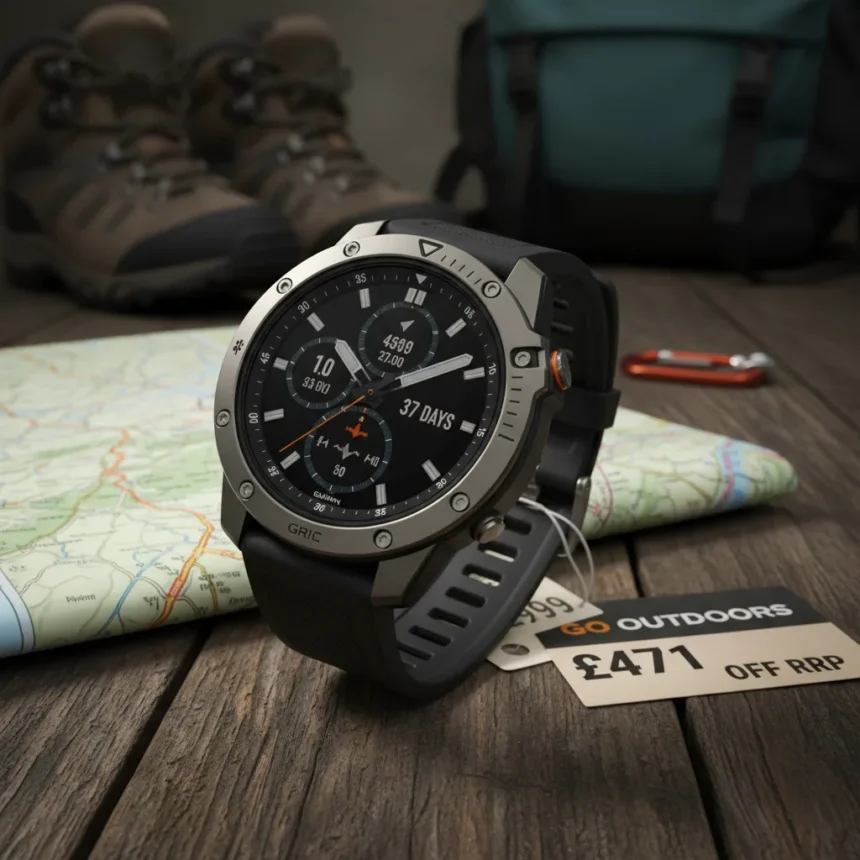 Garmin Fenix 7X Pro Sapphire Solar drops below £400 for first time
