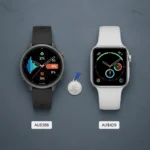 Garmin Vivoactive 6 beats Apple Watch SE 3 for fitness — AI-generated illustration