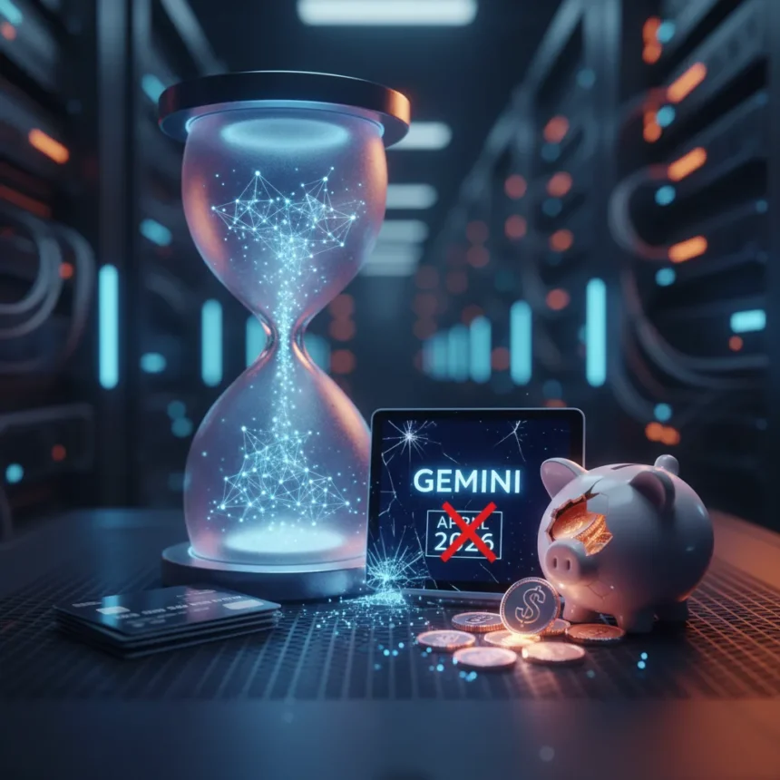 Google's Gemini rate limits signal the end of unlimited AI — AI-generated illustration