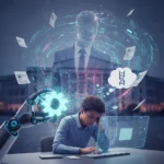 Gen Z entry-level job automation risks workforce skills crisis — AI-generated illustration