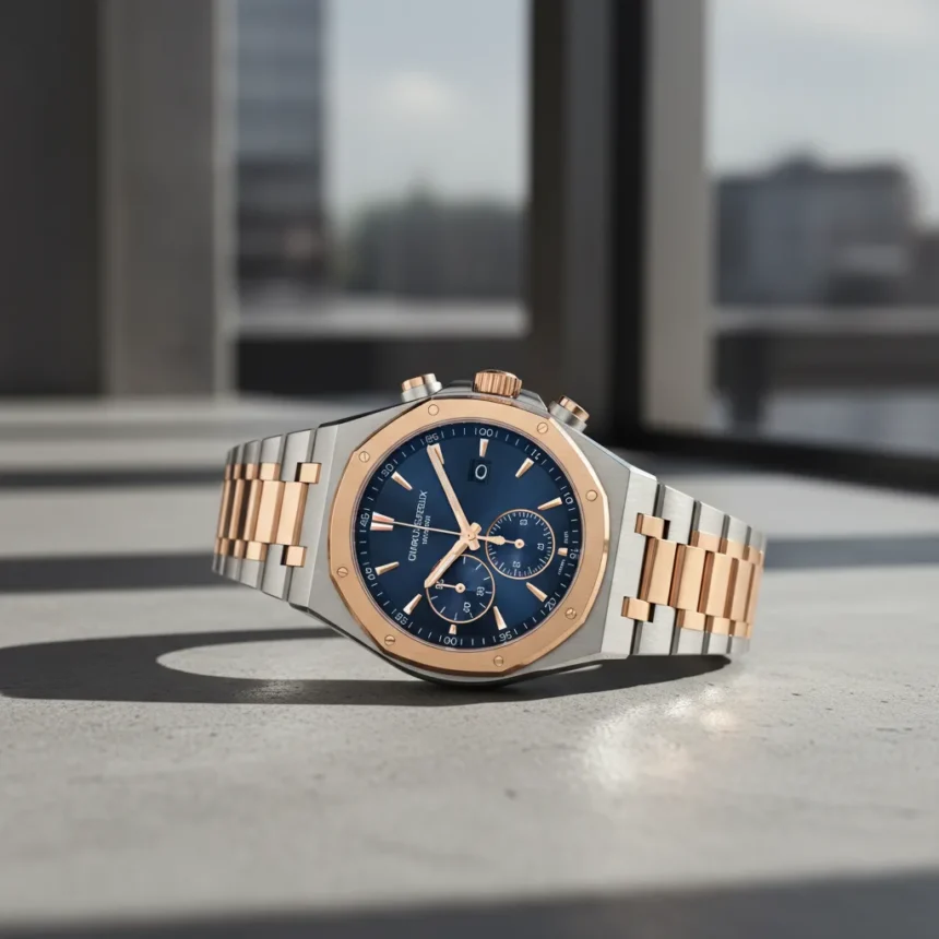 Girard-Perregaux two-tone chronograph redefines luxury watch design