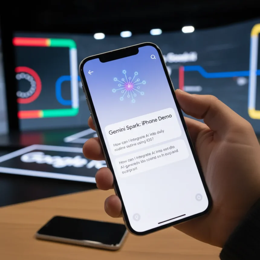 Google's iPhone demo of Gemini Spark reveals strategic shift