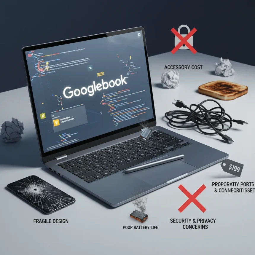 Googlebook laptop faces instant backlash over five key flaws