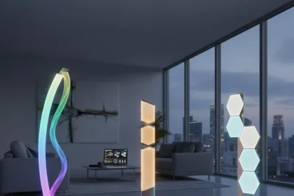 Govee's three new smart floor lamps redefine intelligent lighting — AI-generated illustration