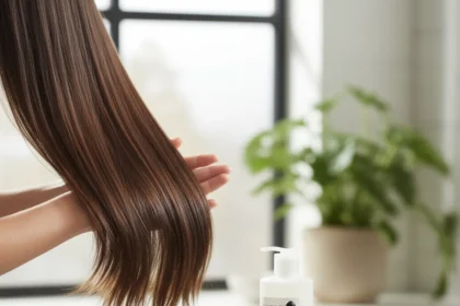 Simple hair care routine changes deliver healthier results instantly — AI-generated illustration