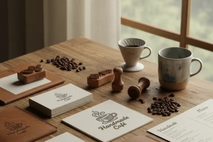 Handmade Café branding proves artisan design still wins
