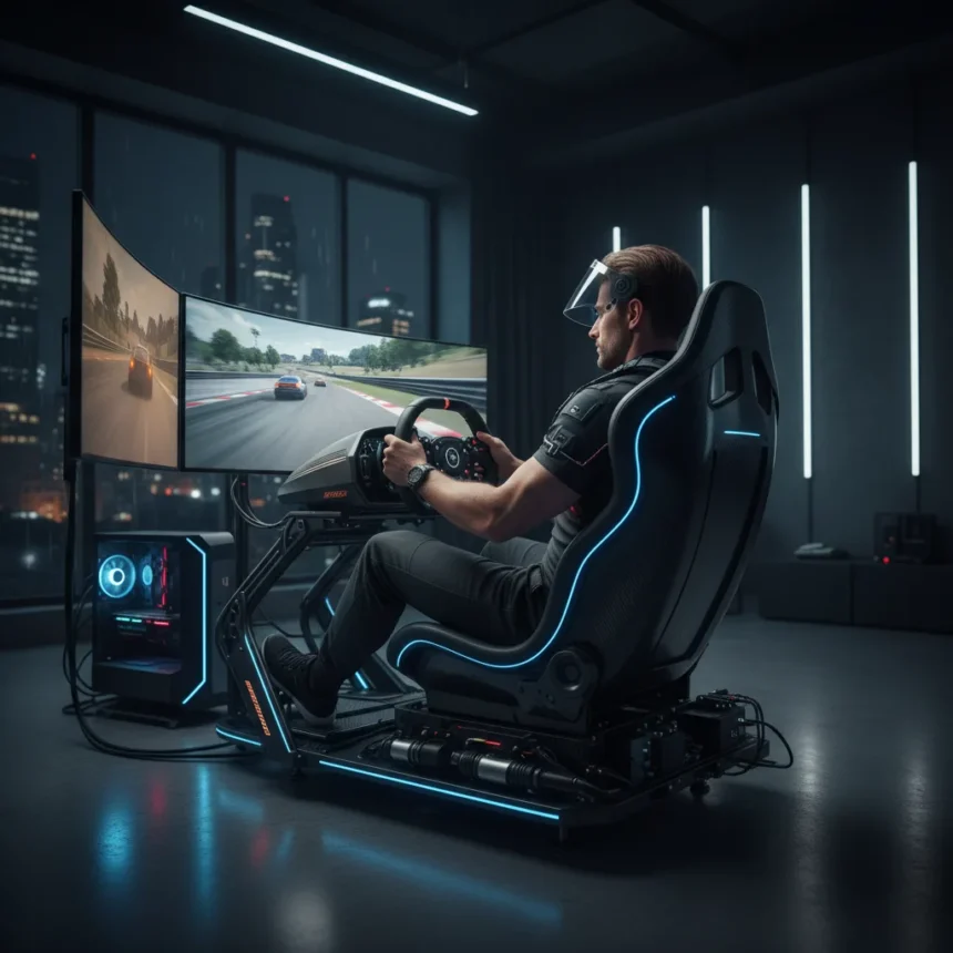 Haptic racing seats transform PC sim racing into genuine immersion
