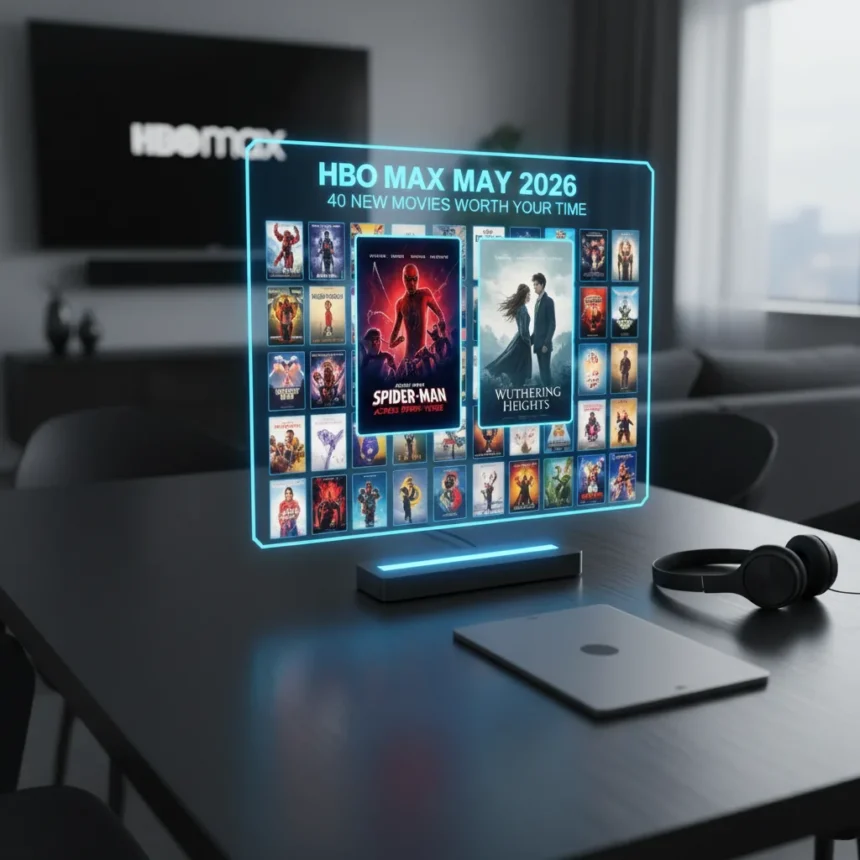 HBO Max May 2026: 40 New Movies Worth Your Time — AI-generated illustration