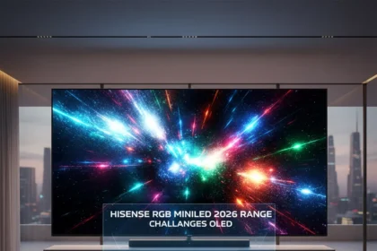 Hisense RGB MiniLED TVs Challenge OLED's Dominance in 2026 — AI-generated illustration
