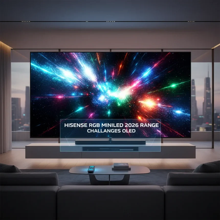 Hisense RGB MiniLED TVs Challenge OLED's Dominance in 2026 — AI-generated illustration