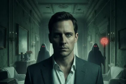Hokum proves Adam Scott's horror chops shine brightest — AI-generated illustration