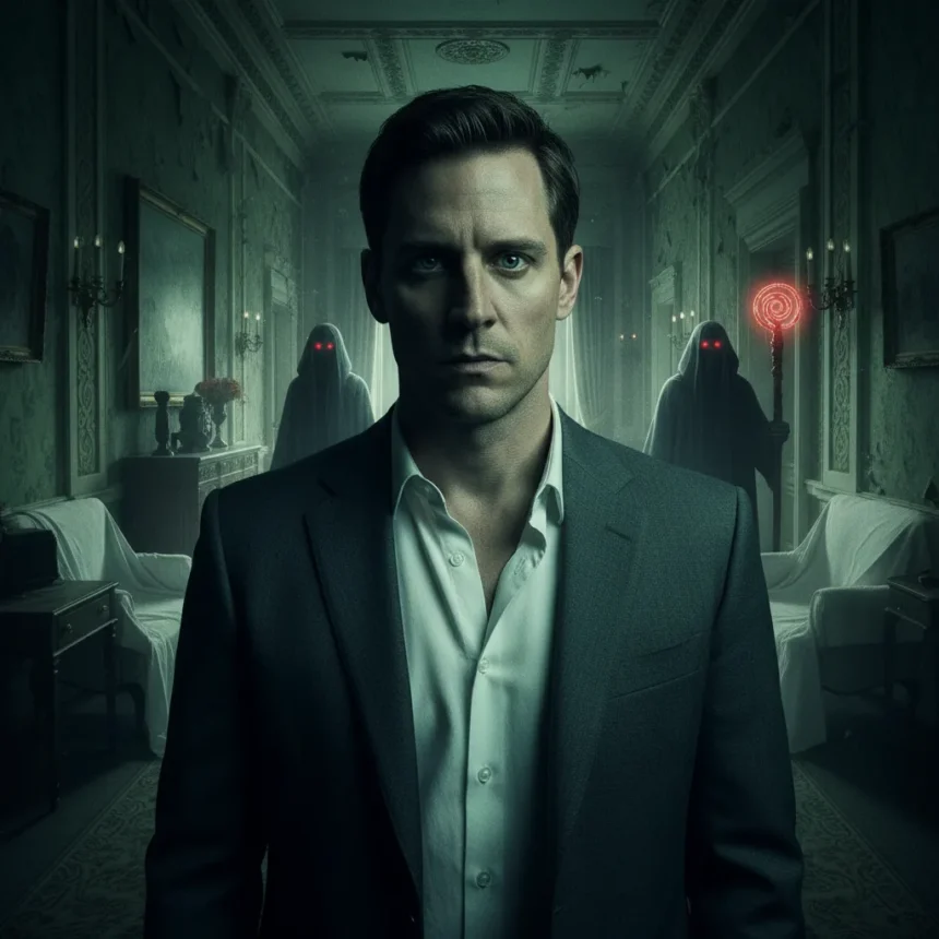 Hokum proves Adam Scott's horror chops shine brightest — AI-generated illustration