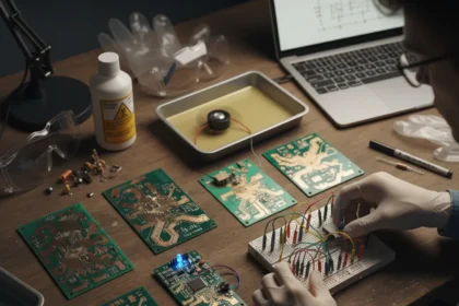 Home-etched PCBs prove DIY makers don't need factories