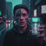 Horror movie marketing has crossed an ethical line — AI-generated illustration