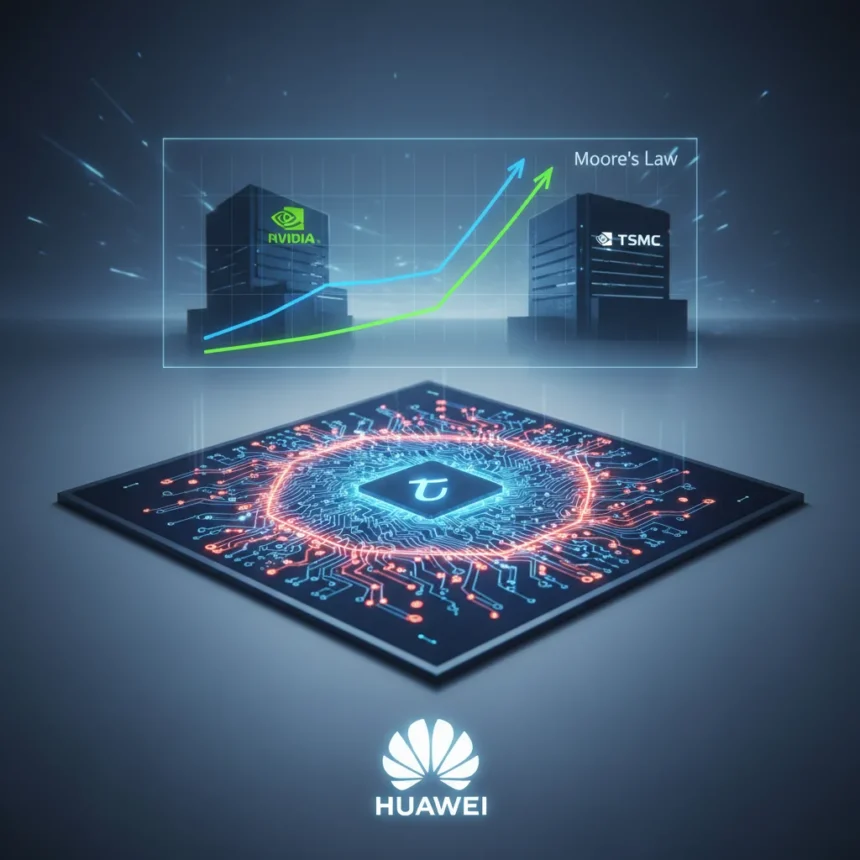 Huawei's Tau Scaling Law challenges Moore's Law dominance