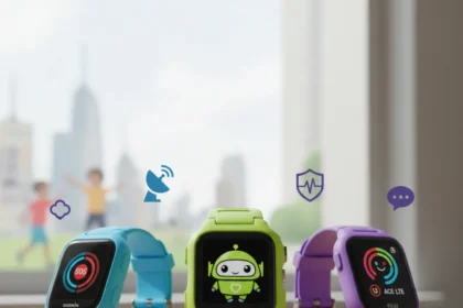 Huawei Watch Kids X1 Series Takes Aim at Garmin and Fitbit — AI-generated illustration