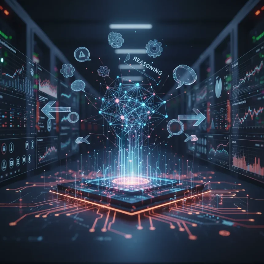Why hybrid AI is the answer to failing AIOps systems — AI-generated illustration