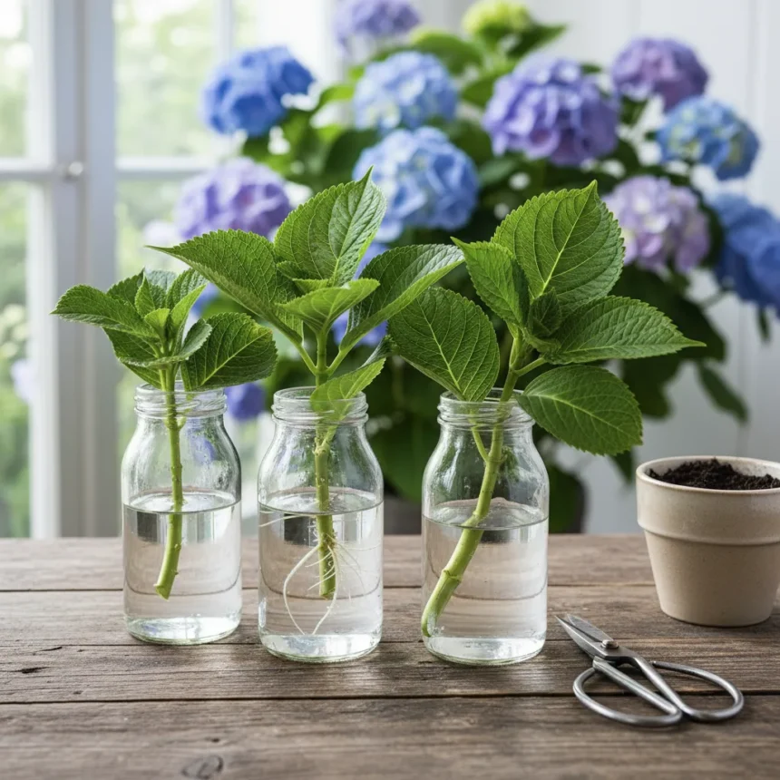 Free hydrangea propagation beats buying new plants