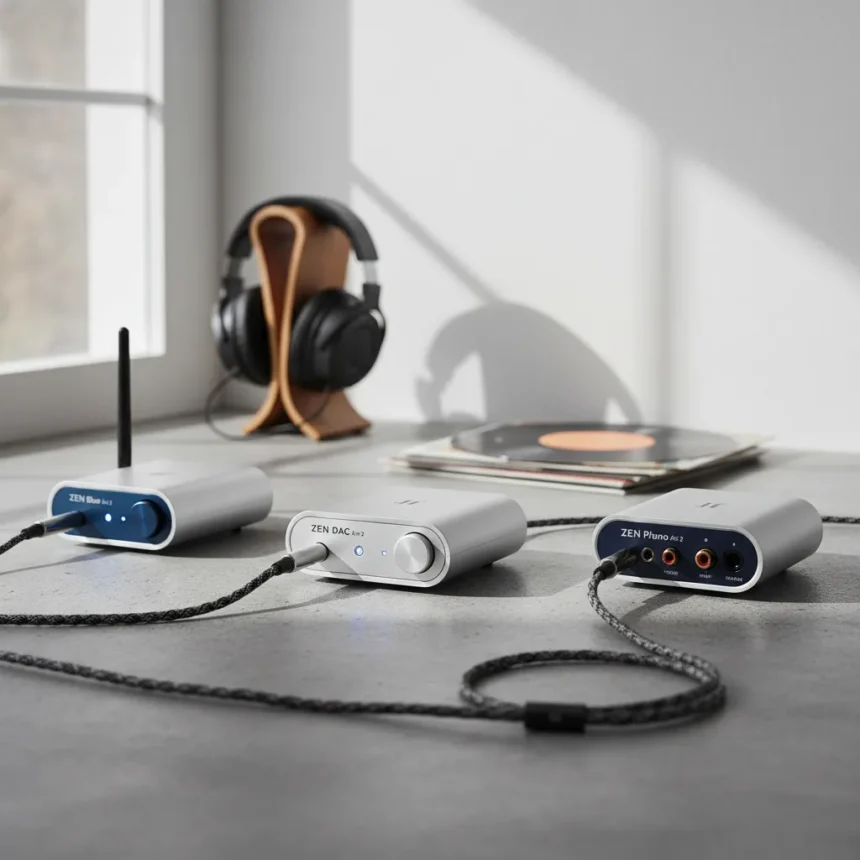 iFi Zen Air 2 Series Brings Serious Hi-Fi Upgrades to Budget Listeners — AI-generated illustration