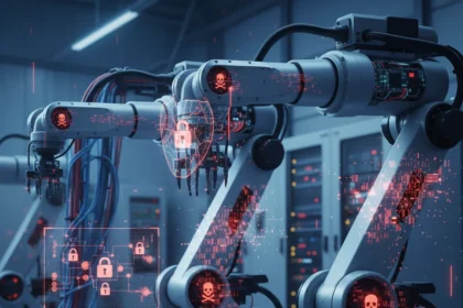 Industrial robots targeted by malware, network security crucial