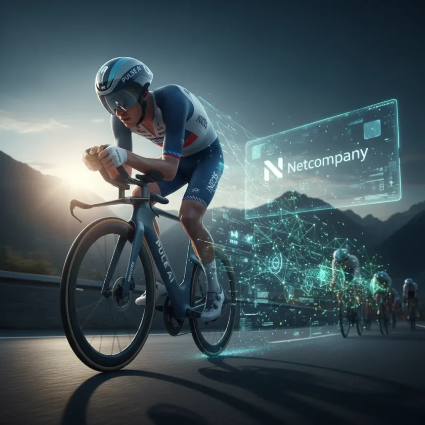 INEOS Cycling's PULSE AI Partnership Aims for Tour Victory — AI-generated illustration