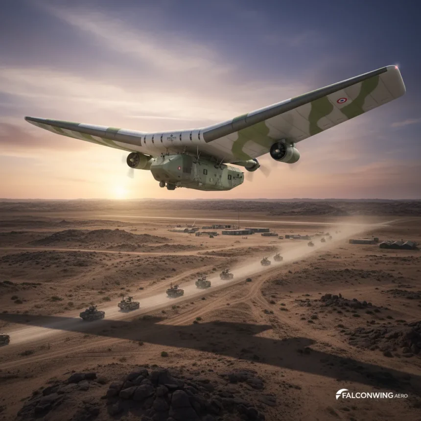 Inflatable wing cargo drone redefines battlefield logistics