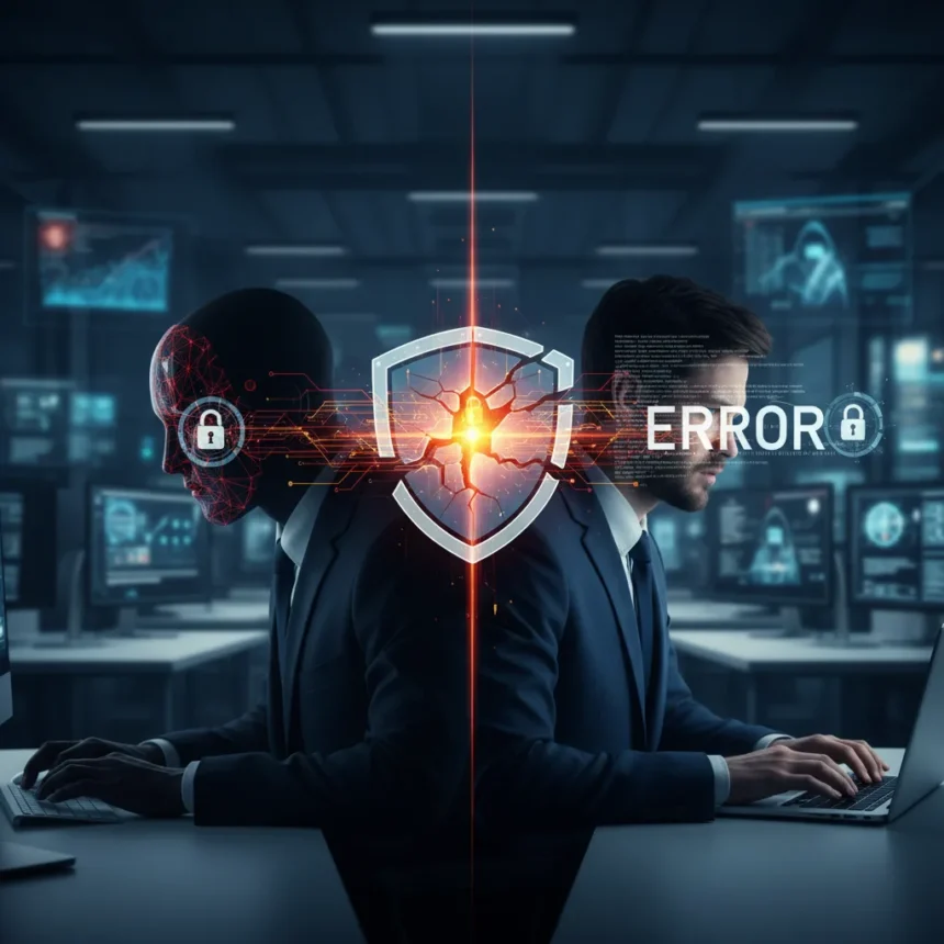 Insider threats now eclipse external hackers as top security risk — AI-generated illustration