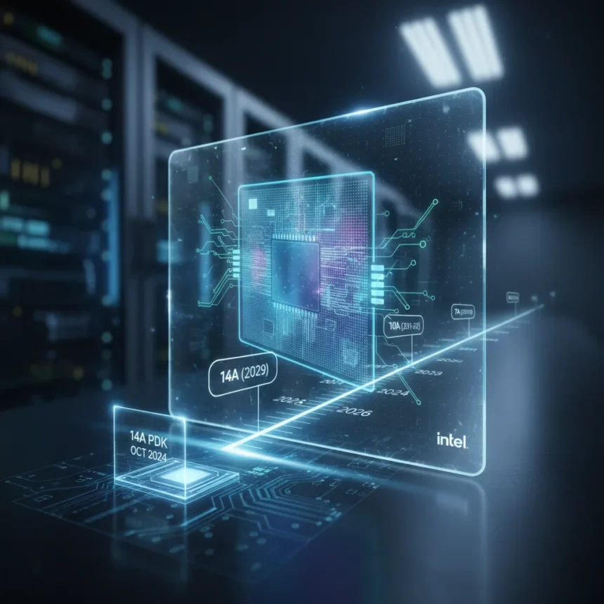 Intel process roadmap extends into 2030s with 10A and 7A development underway