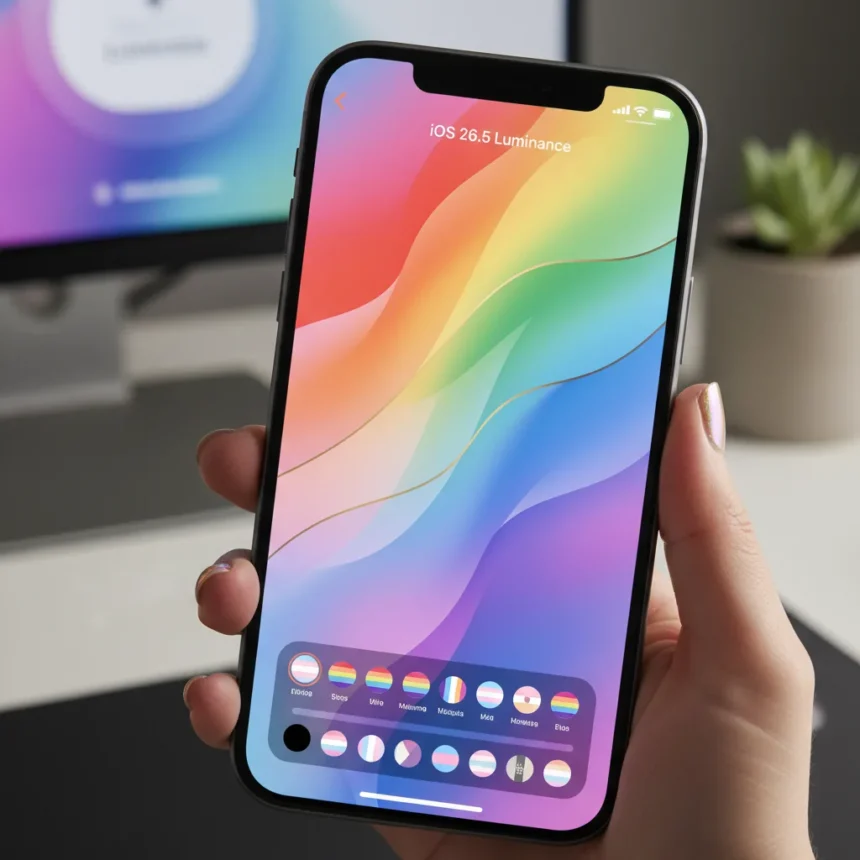 iOS 26.5 Luminance wallpaper brings Pride personalization to iPhone