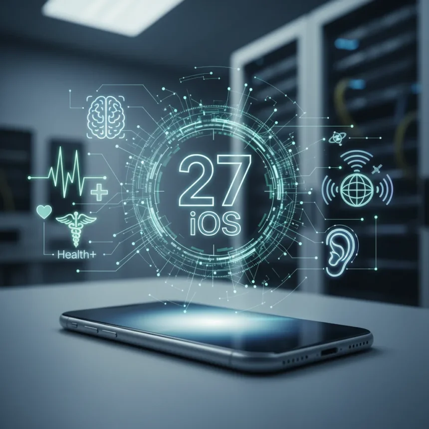 iOS 27 tipped for AI Siri, Health+ service, and satellite upgrades
