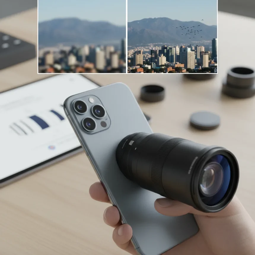iPhone telephoto lens add-on delivers pro zoom for a fraction of the price