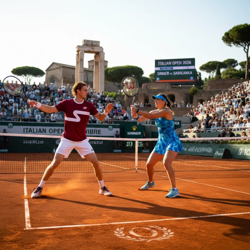 Italian Open 2026: Watch Sinner vs Sabalenka Live Free
