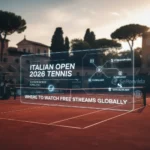 Italian Open 2026 Tennis: Where to Watch Free Streams — AI-generated illustration