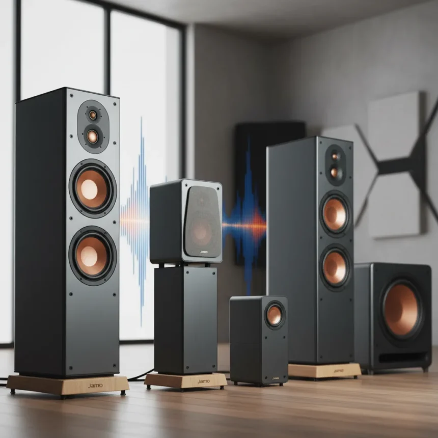 Jamo Concert Series Returns with Two New Speaker Ranges — AI-generated illustration