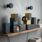 Jamo's 7 new speakers redefine compact audio for tight spaces — AI-generated illustration