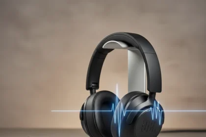 JBL Tour One M3 ditches bass for neutral sound audiophiles want — AI-generated illustration