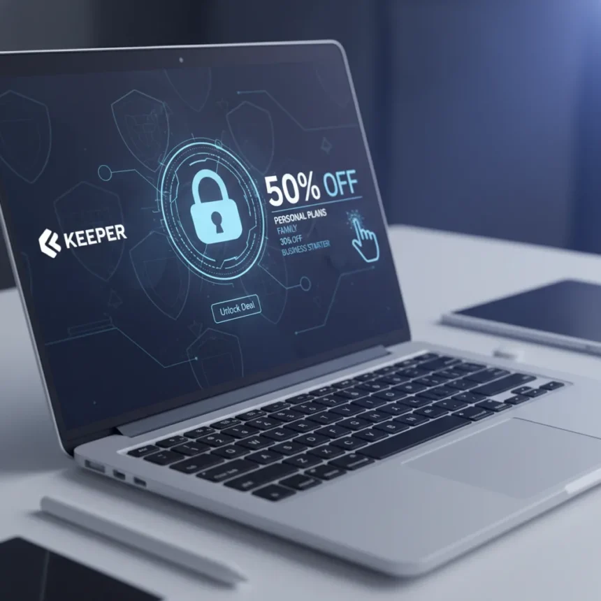 Keeper password manager deal cuts 50% off personal plans