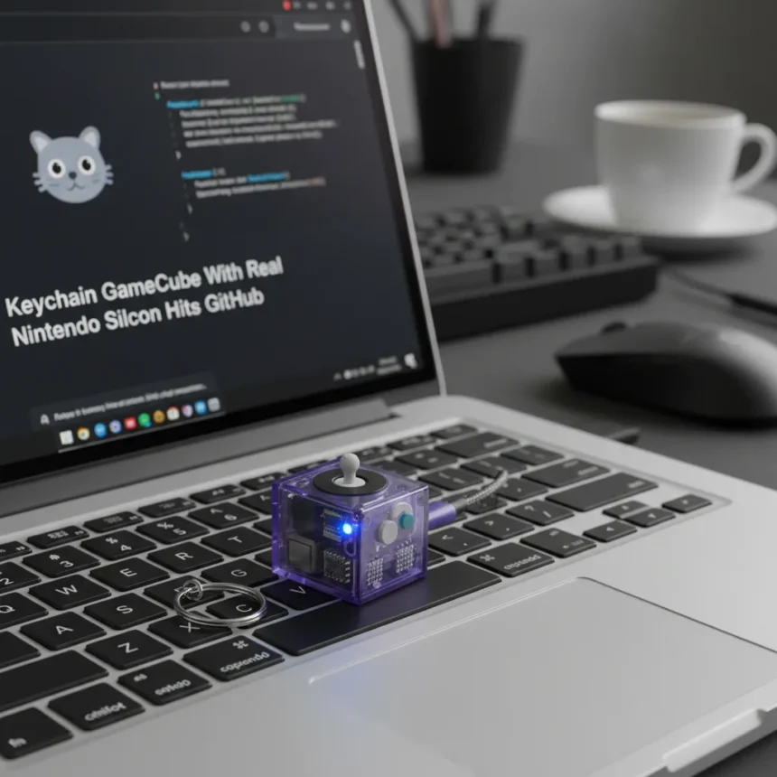 Keychain GameCube With Real Nintendo Silicon Hits GitHub