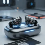Kickstarter earphone claims world first but sounds like everything else — AI-generated illustration