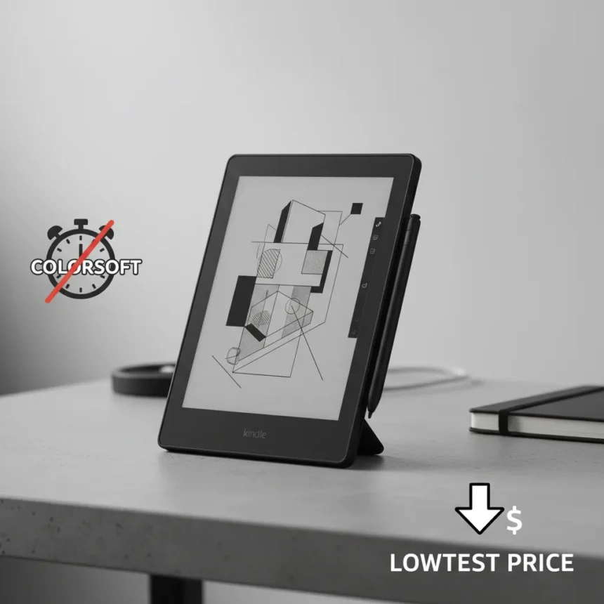 Kindle Scribe 2024 monochrome edition beats waiting for Colorsoft — AI-generated illustration
