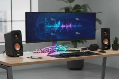 Klipsch ProMedia Lumina sacrifices bass for desk-friendly design