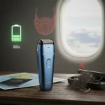 Laifen P3 Pro travel shaver excels on battery, fails for thick beards — AI-generated illustration