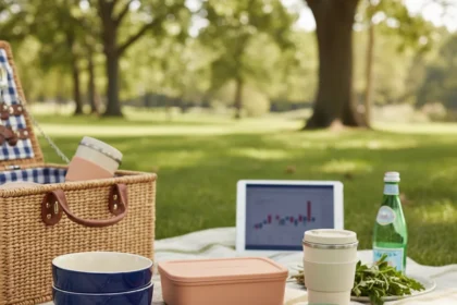 Le Creuset On-the-Go Collection Brings Luxury Picnics Under $50 — AI-generated illustration