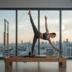 Leg circles beat leg raises for hip mobility and core — AI-generated illustration