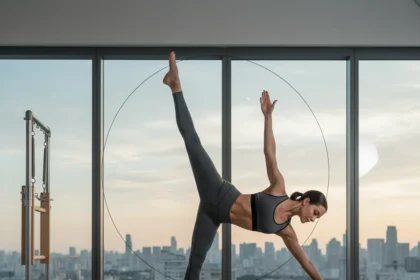 Leg circles beat leg raises for hip mobility and core — AI-generated illustration