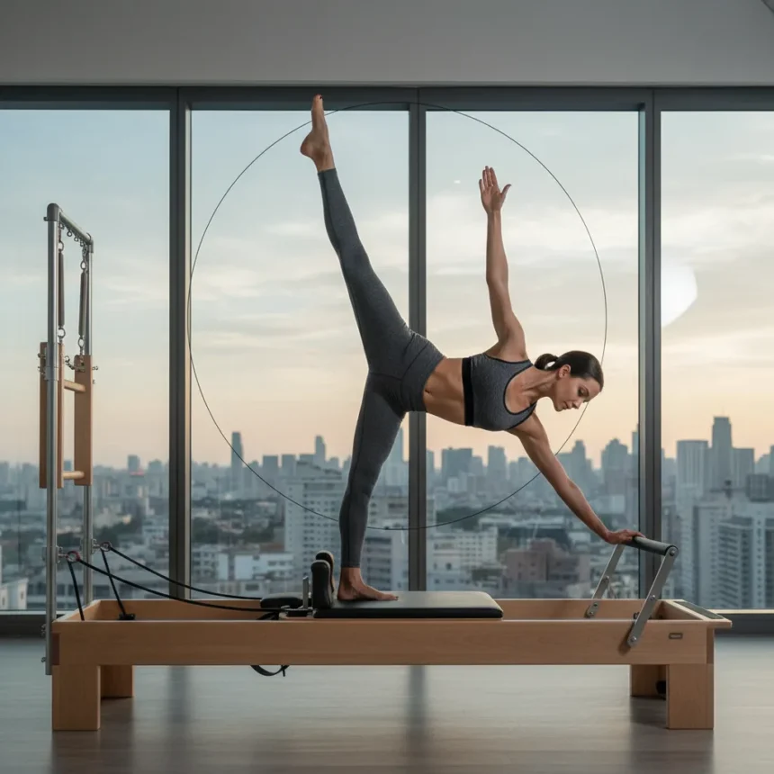 Leg circles beat leg raises for hip mobility and core — AI-generated illustration