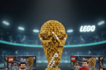 LEGO World Cup sets let you build Messi, Ronaldo, and a trophy