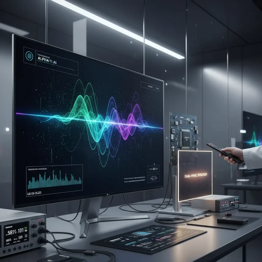 LG C6 OLED TV testing reveals meaningful gains over C5 — AI-generated illustration