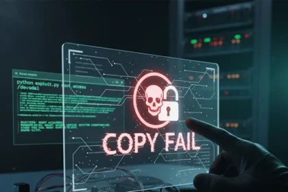 Linux exploit Copy Fail grants root access across major distributions — AI-generated illustration