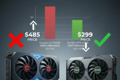 Lisuan LX 7G100 Can't Match Nvidia's RTX 4060 at a Higher Price